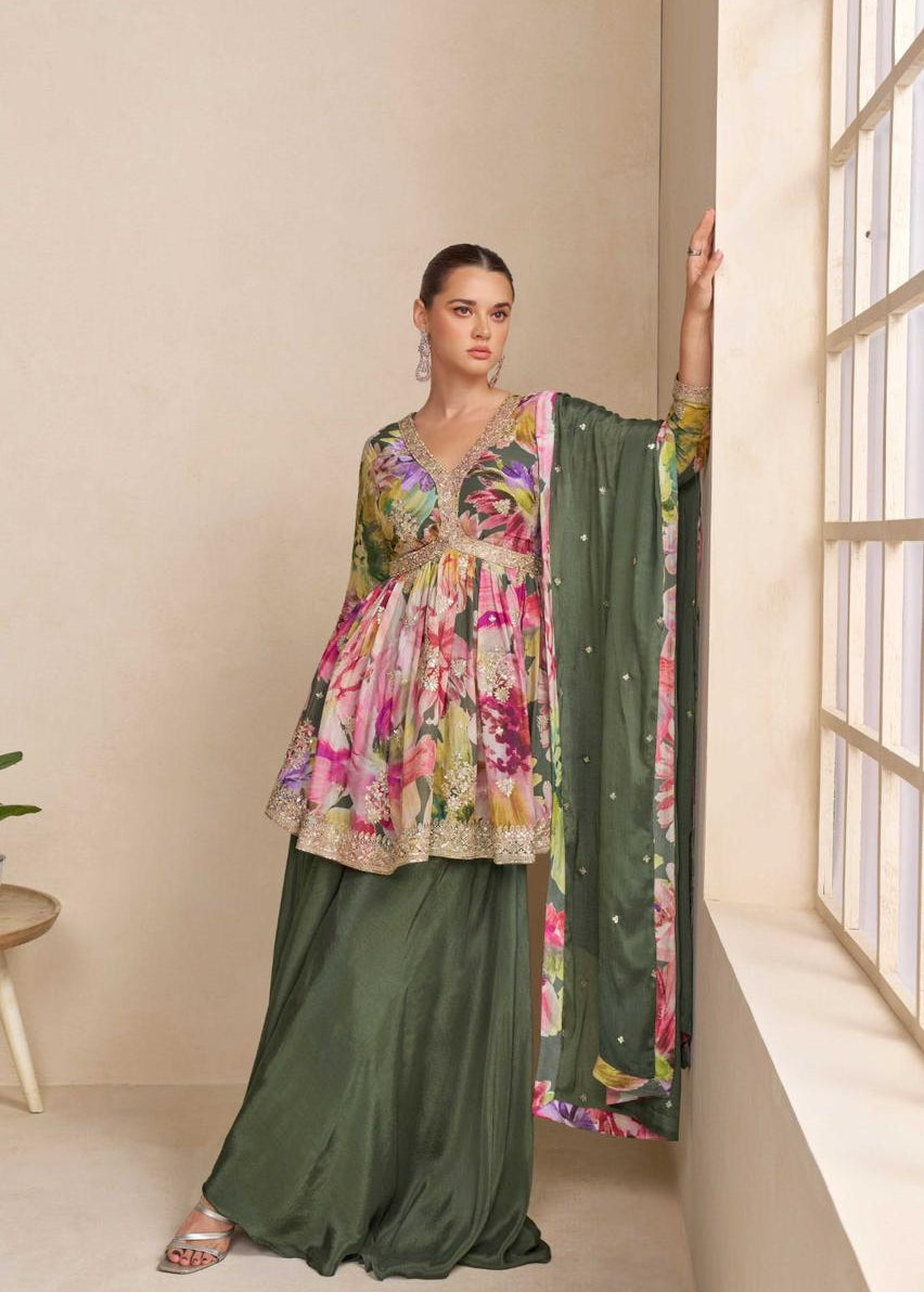 Raaga Classic Chinon Top Plazzo