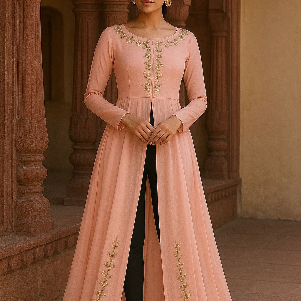 Perfect Georgette Flair Gown