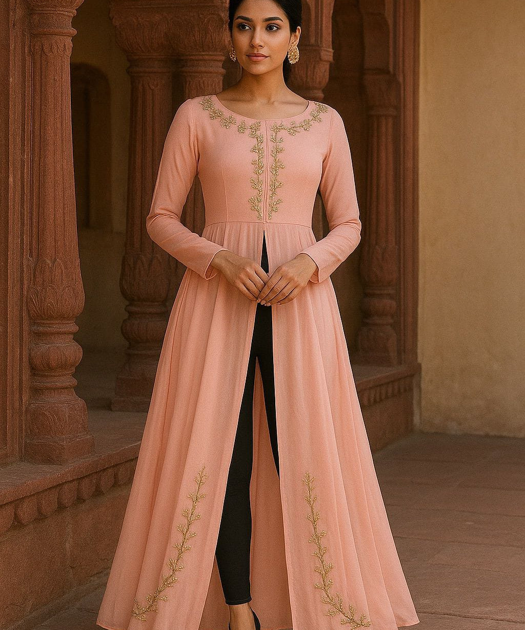 Perfect Georgette Flair Gown