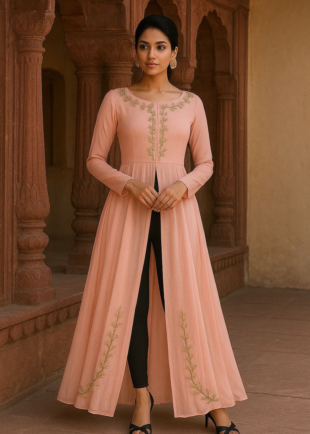 Perfect Georgette Flair Gown