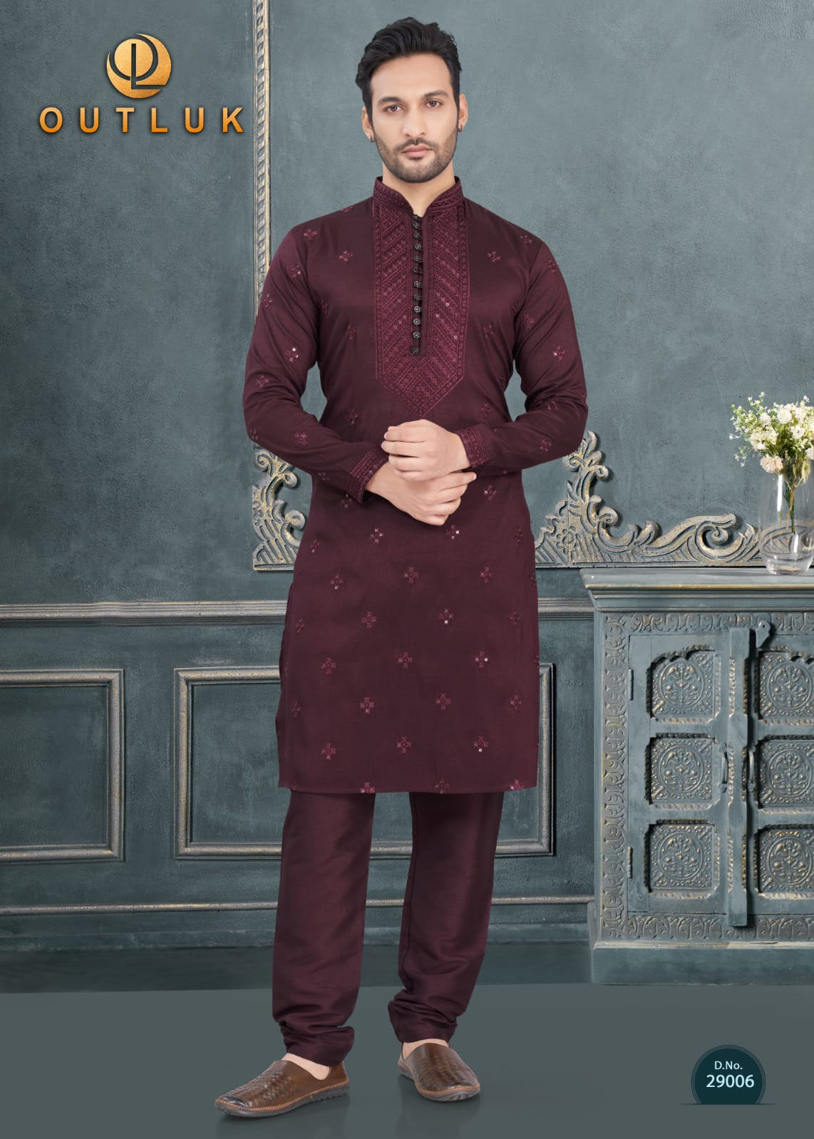 Outlook Men's Wedding Kurta