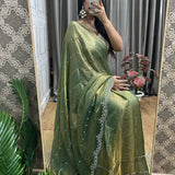 Pretty Fendy Jarkan Dimond Saree
