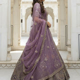 Lavish Metallic Embroidered Bridal Lehenga