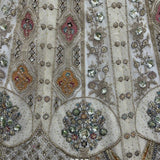 Lavish Metallic Embroidered Bridal Lehenga
