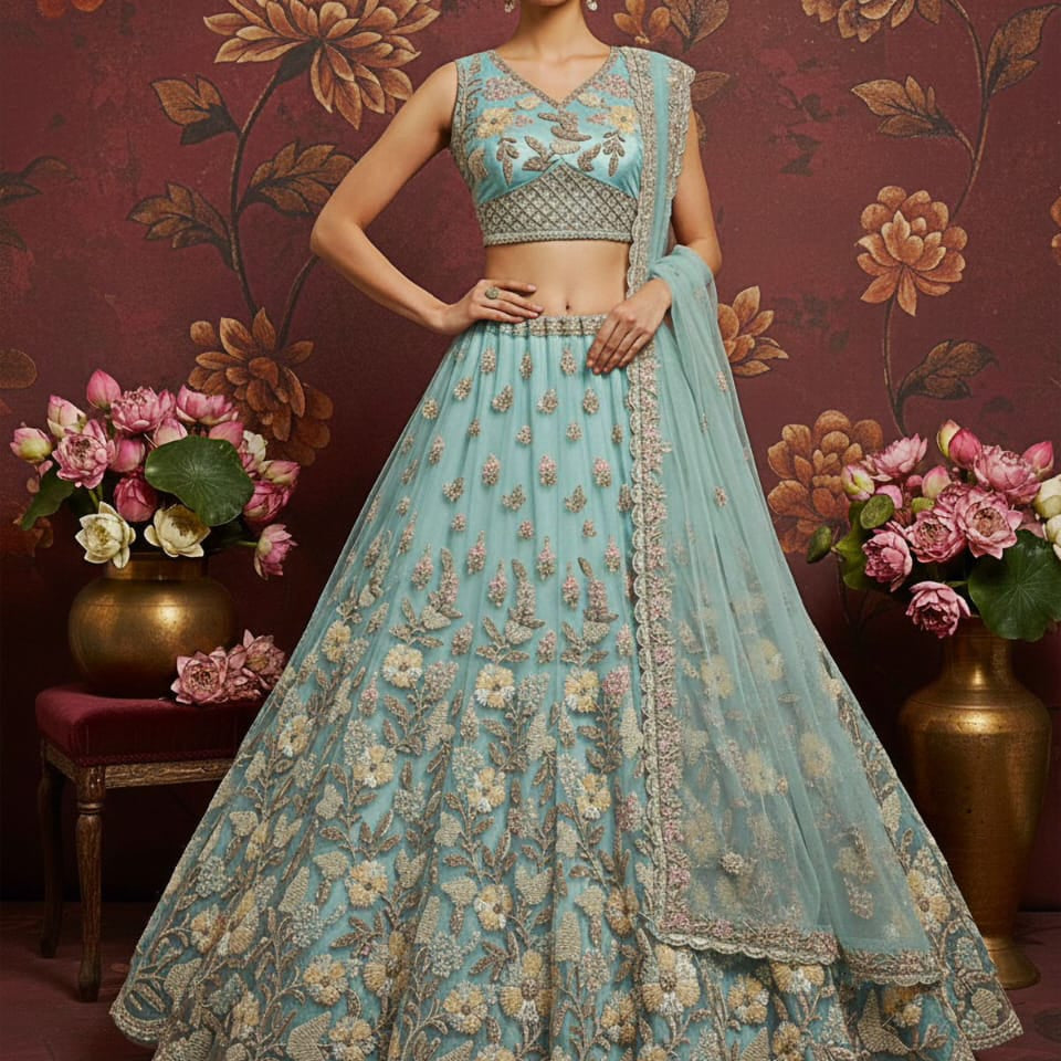 Royal Wedding Handwork Lehenga