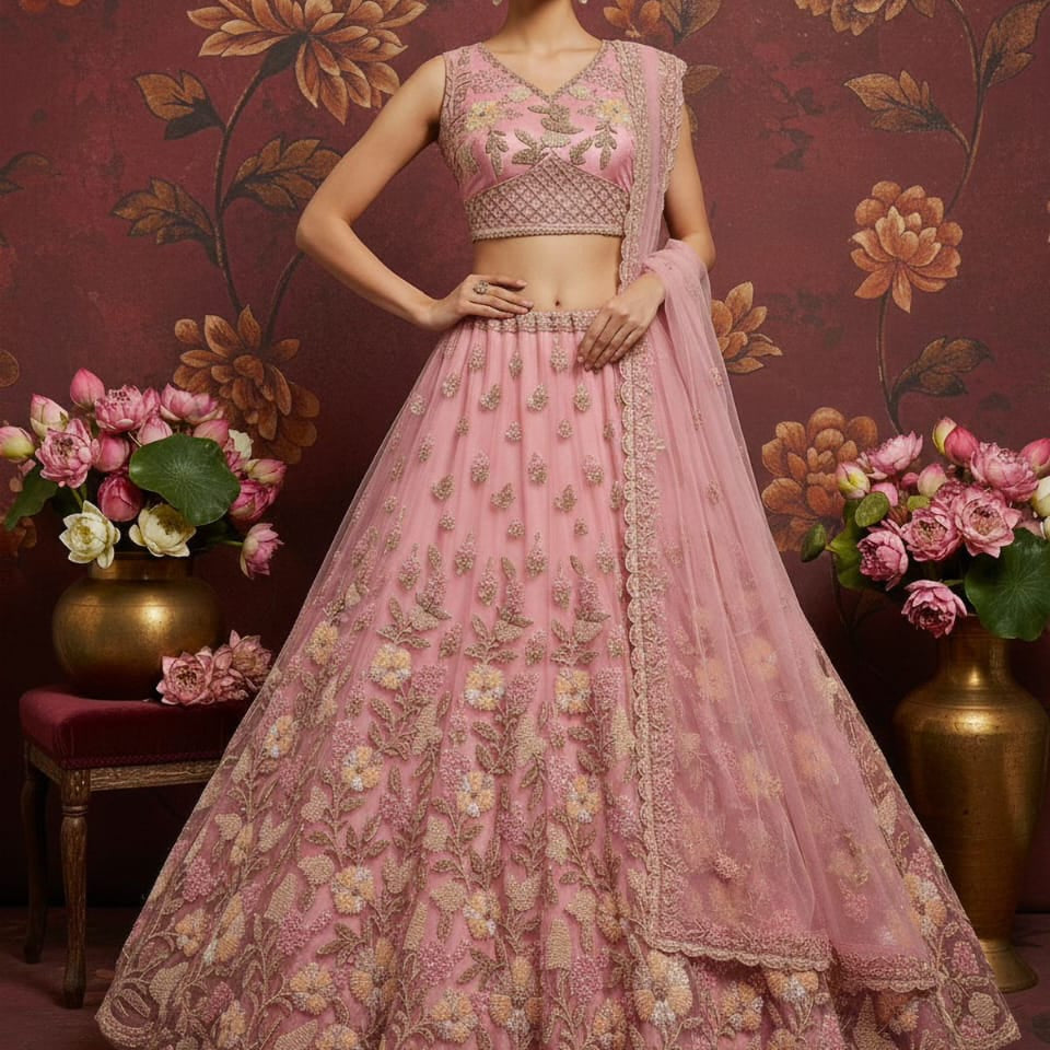 Royal Wedding Handwork Lehenga