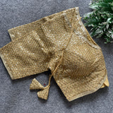 Heavy Deep Neck Saree Blouse