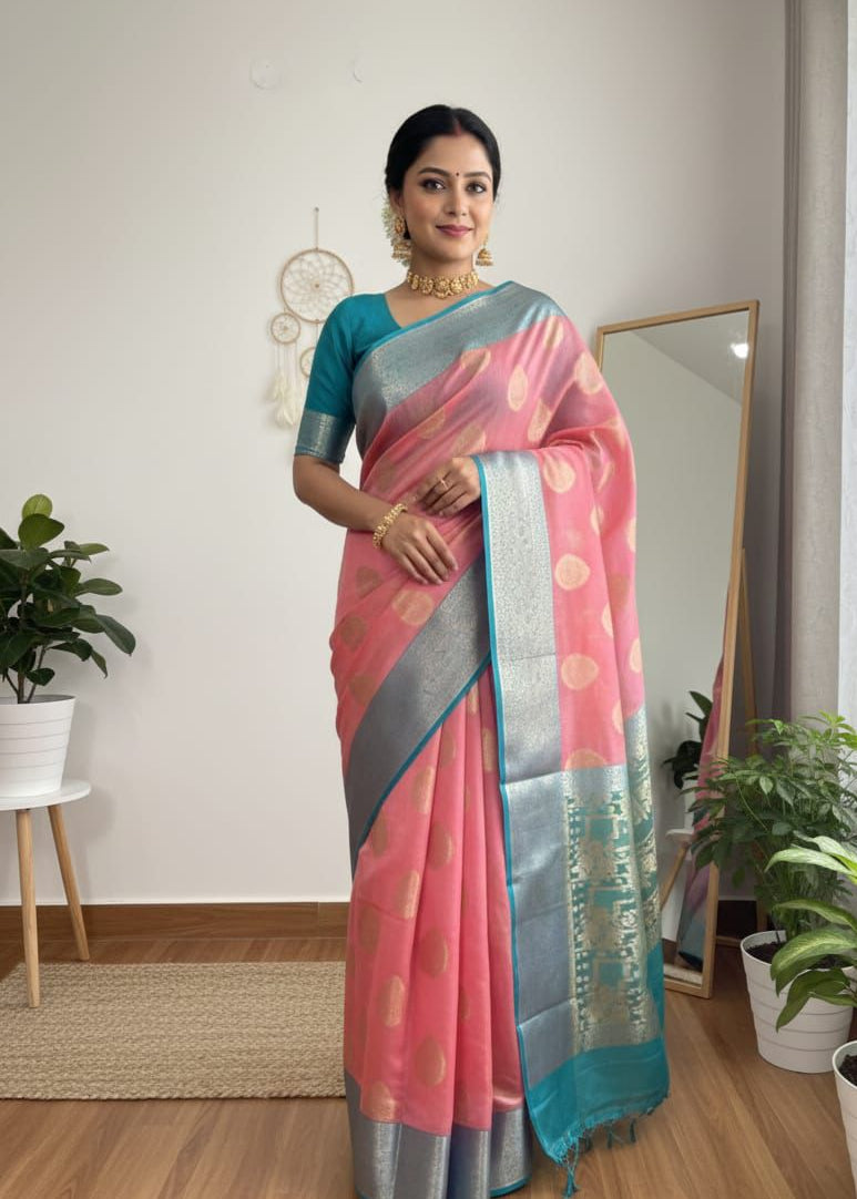 Maheshwari Cotton Silk Saree