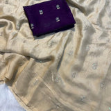 Beautiful Gendy Dual Shaded Saree