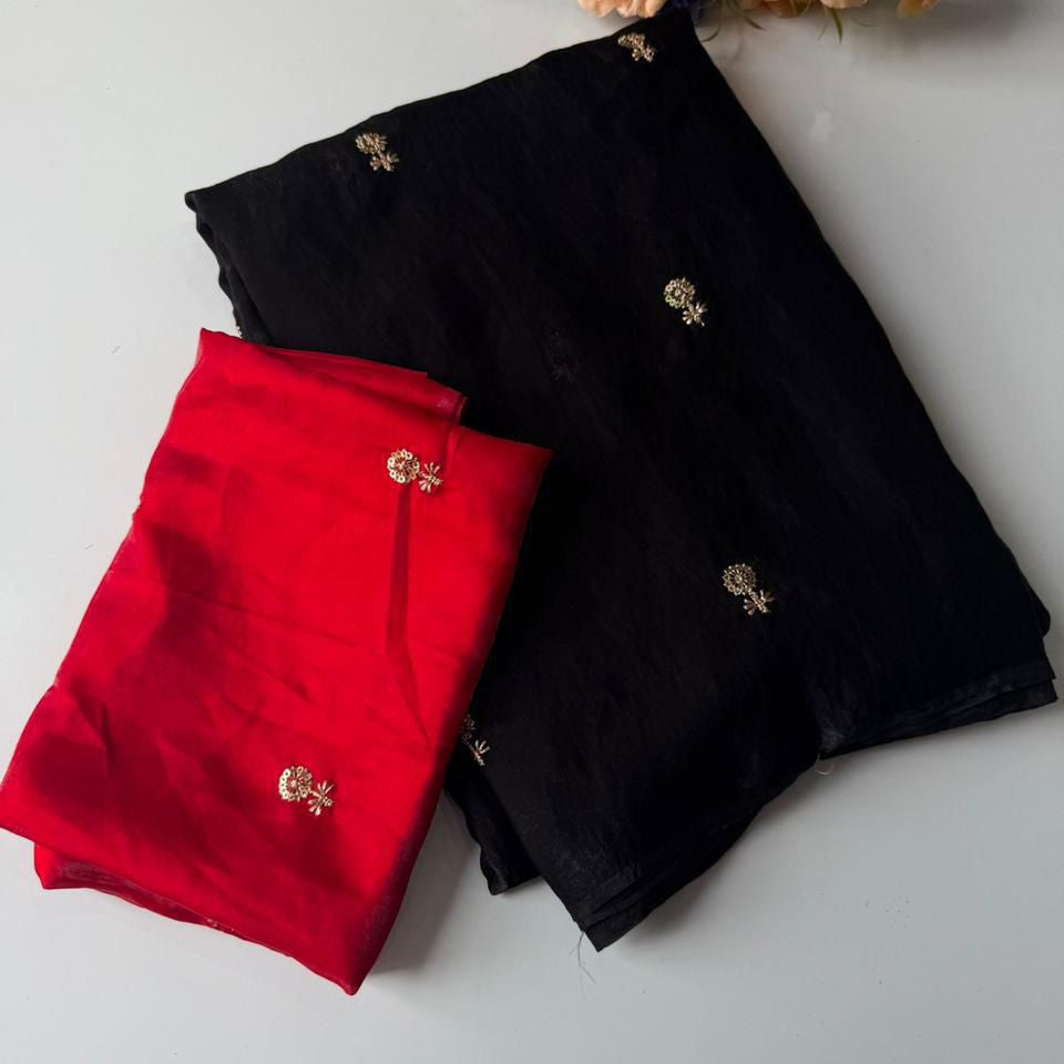 Beautiful Gendy Dual Shaded Saree