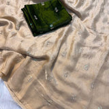 Beautiful Gendy Dual Shaded Saree