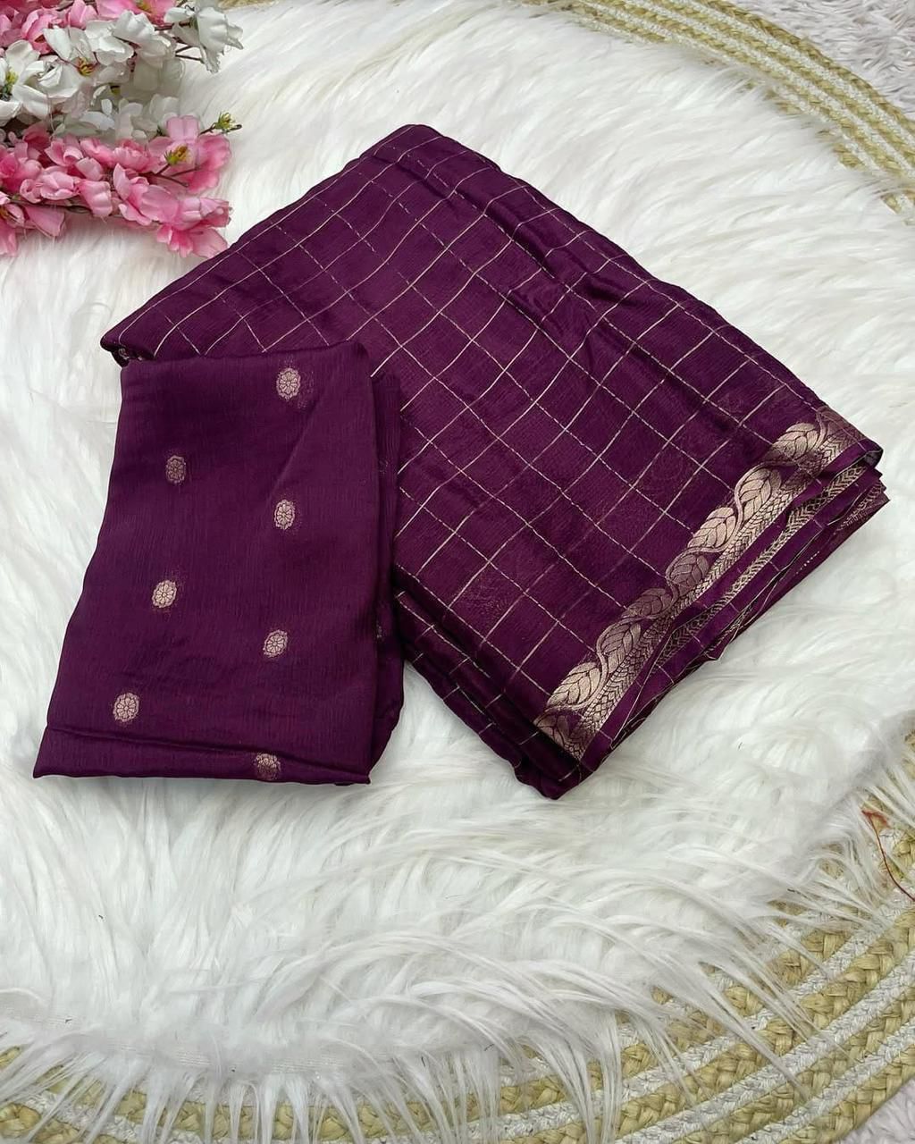 Classic Viscose Georgette Saree