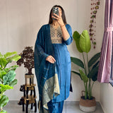 Designer Flaired Kurti Pent Collection