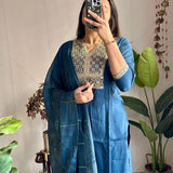 Designer Flaired Kurti Pent Collection