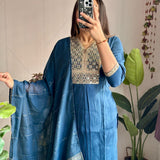 Designer Flaired Kurti Pent Collection