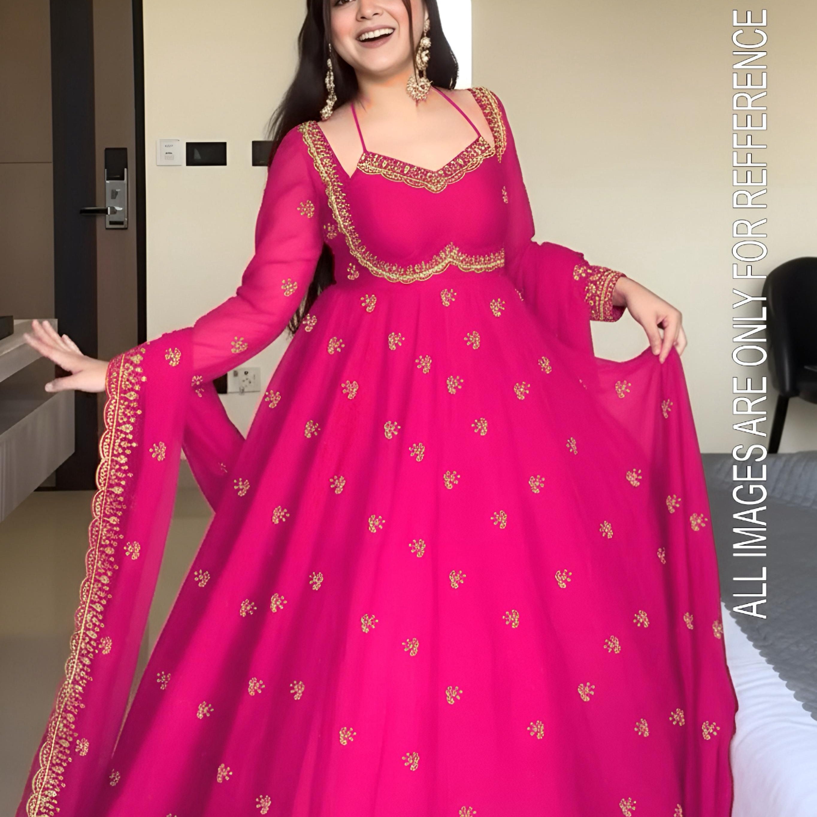 Elegance Georgette Anarkali Gown
