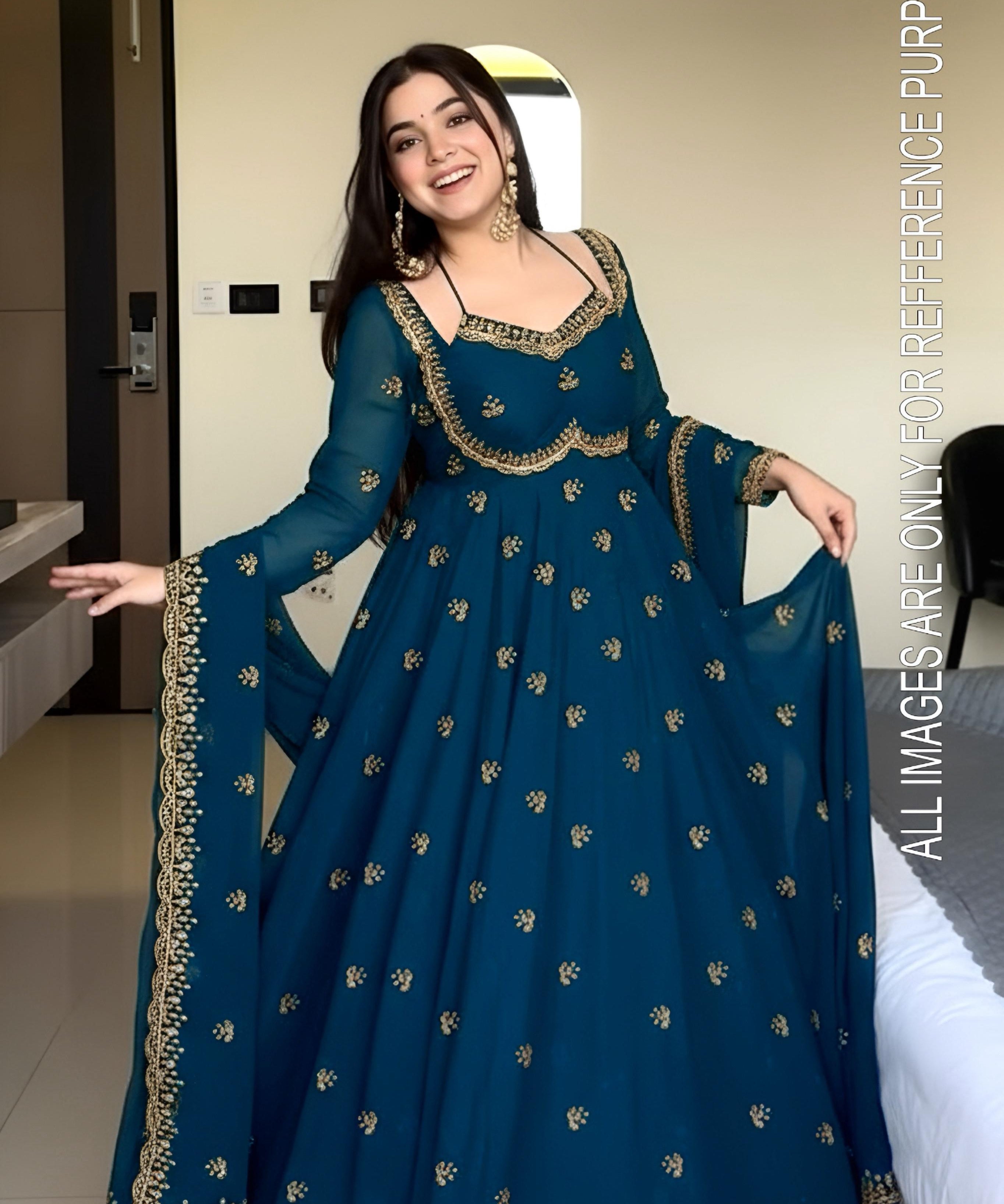 Elegance Georgette Anarkali Gown