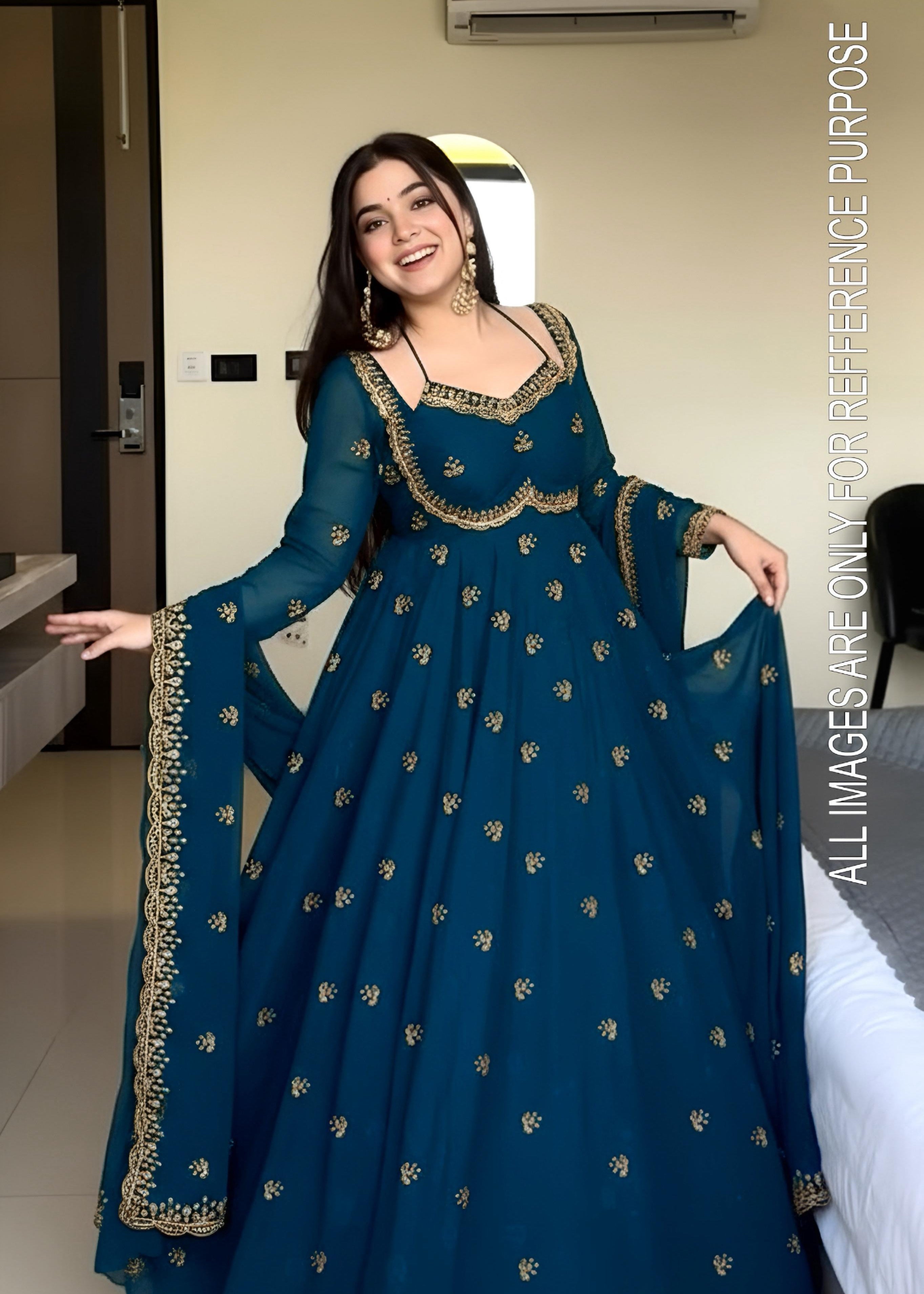 Elegance Georgette Anarkali Gown