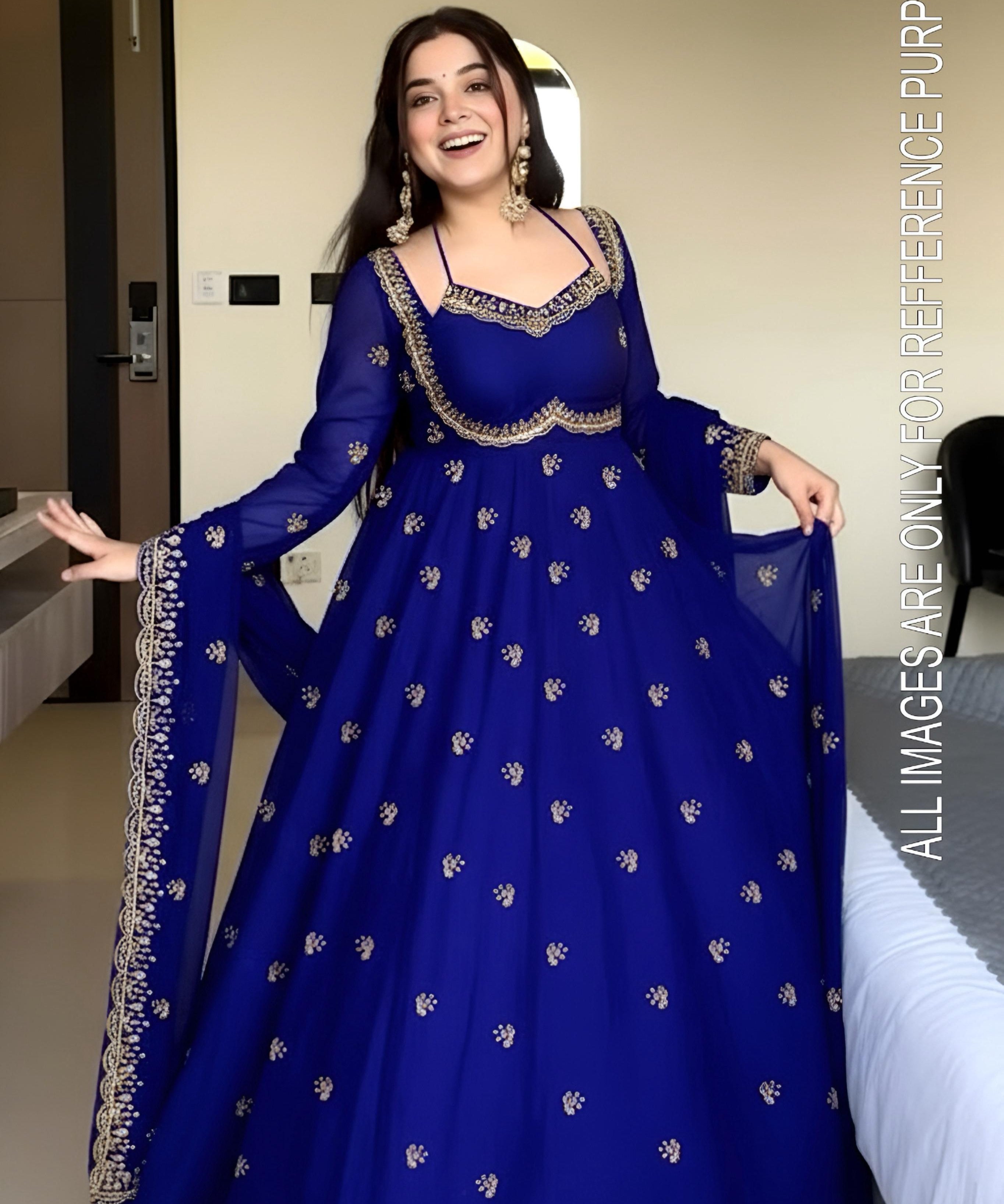 Elegance Georgette Anarkali Gown