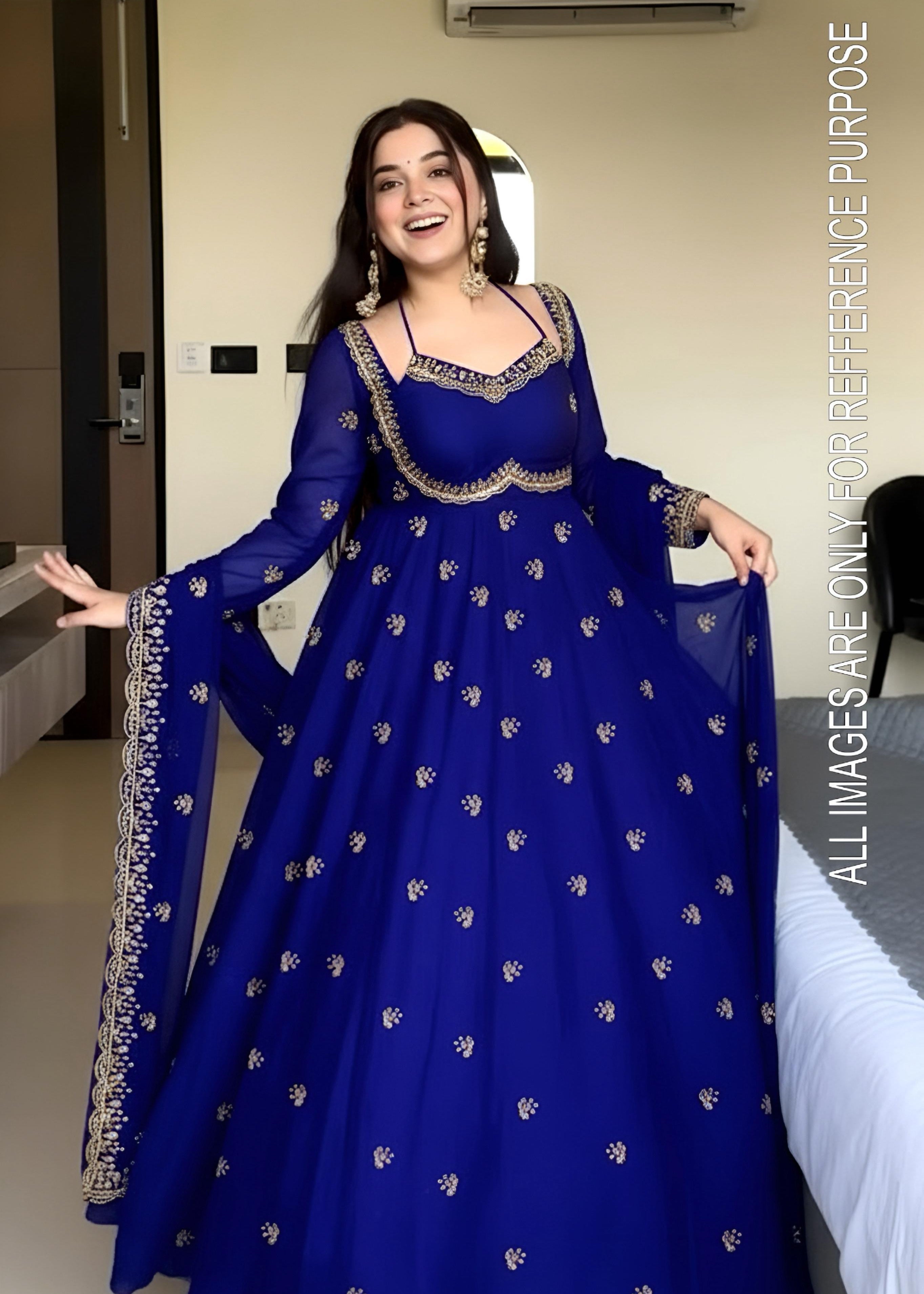 Elegance Georgette Anarkali Gown