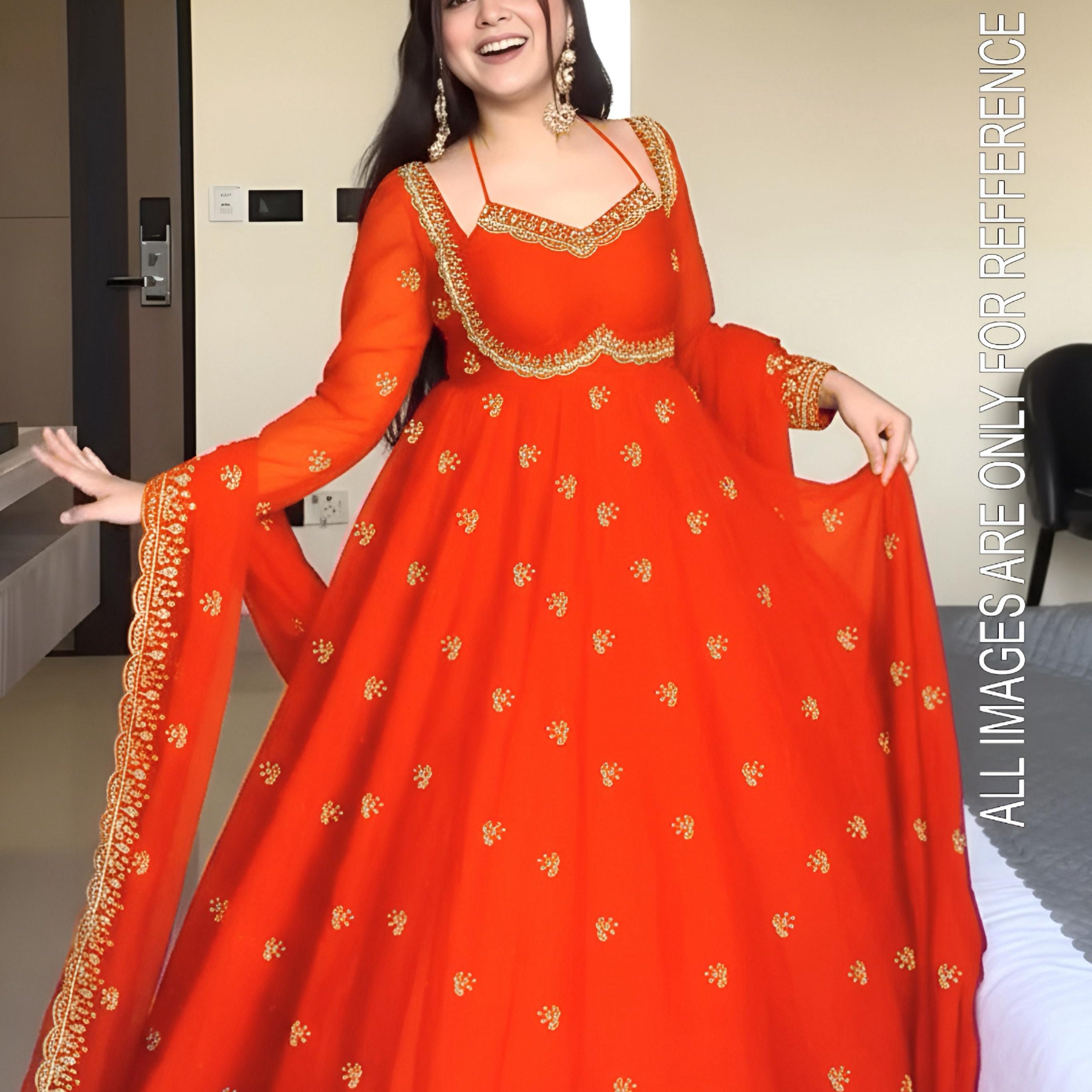 Elegance Georgette Anarkali Gown