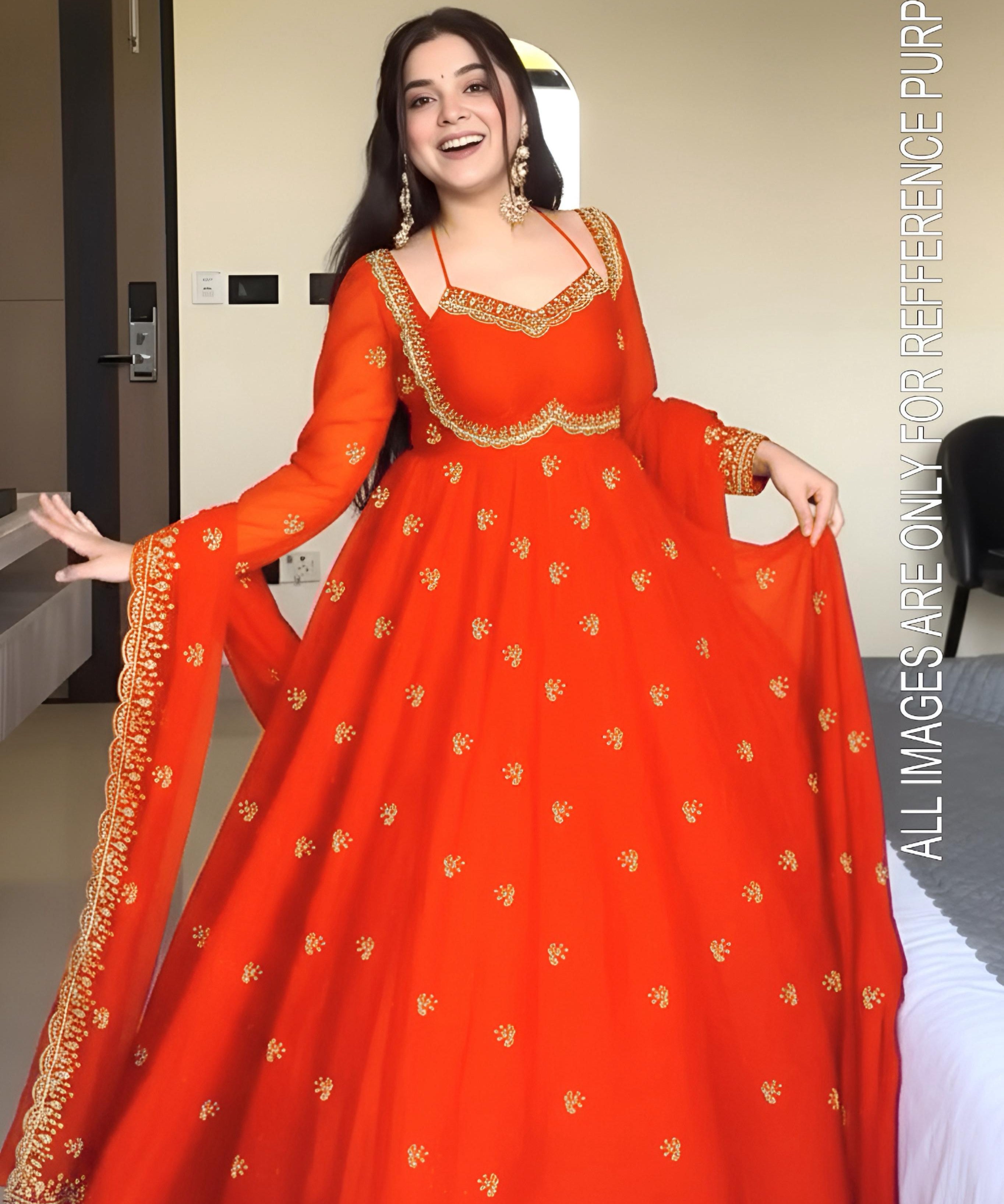 Elegance Georgette Anarkali Gown