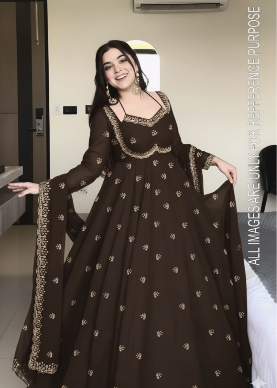 Elegance Georgette Anarkali Gown