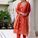 Festive Embroidered Straight Kurta
