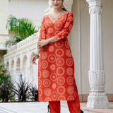 Festive Embroidered Straight Kurta