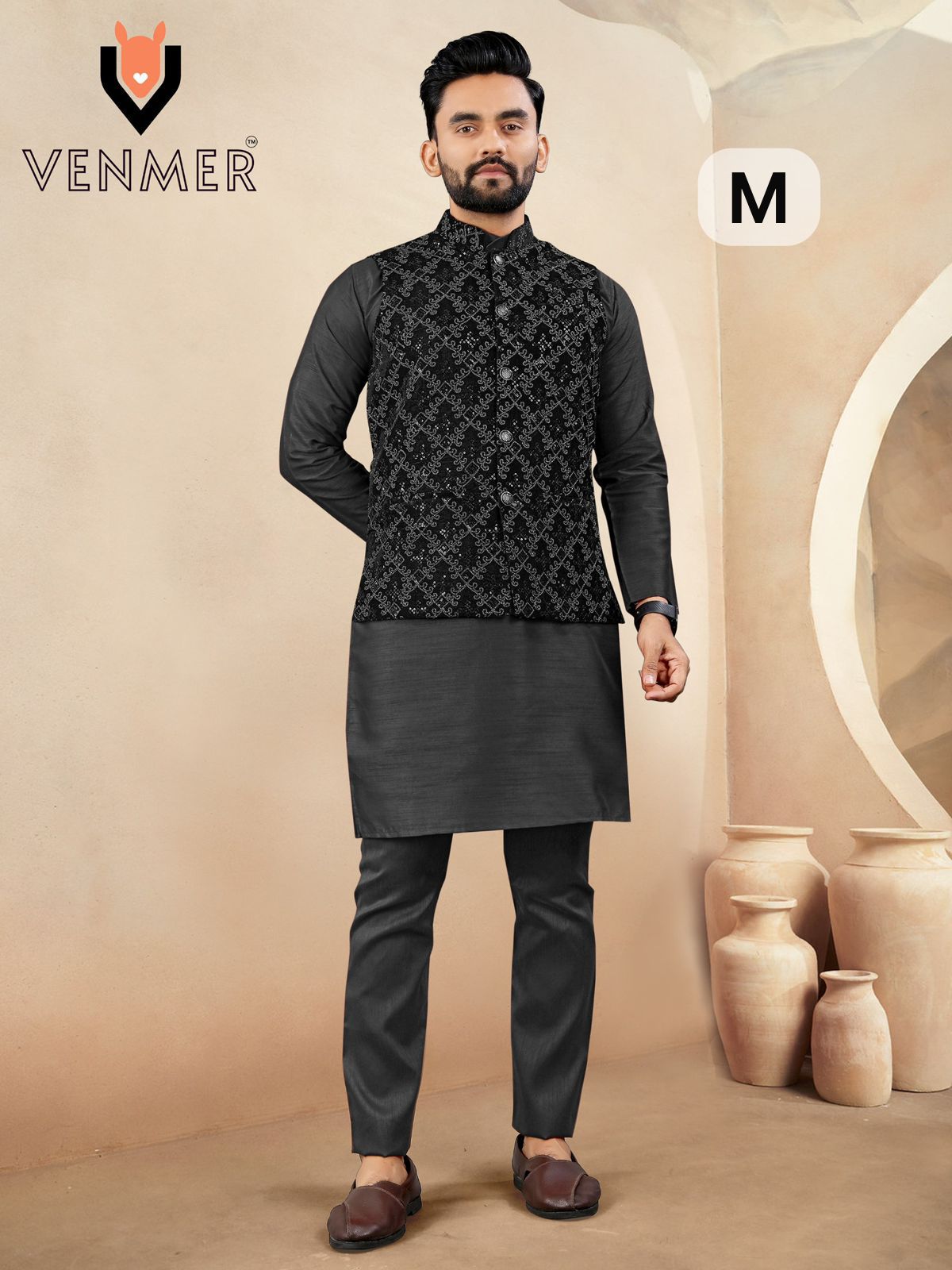 Presenting new party wear silk kurta pyjama