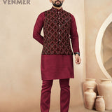 Presenting new party wear silk kurta pyjama