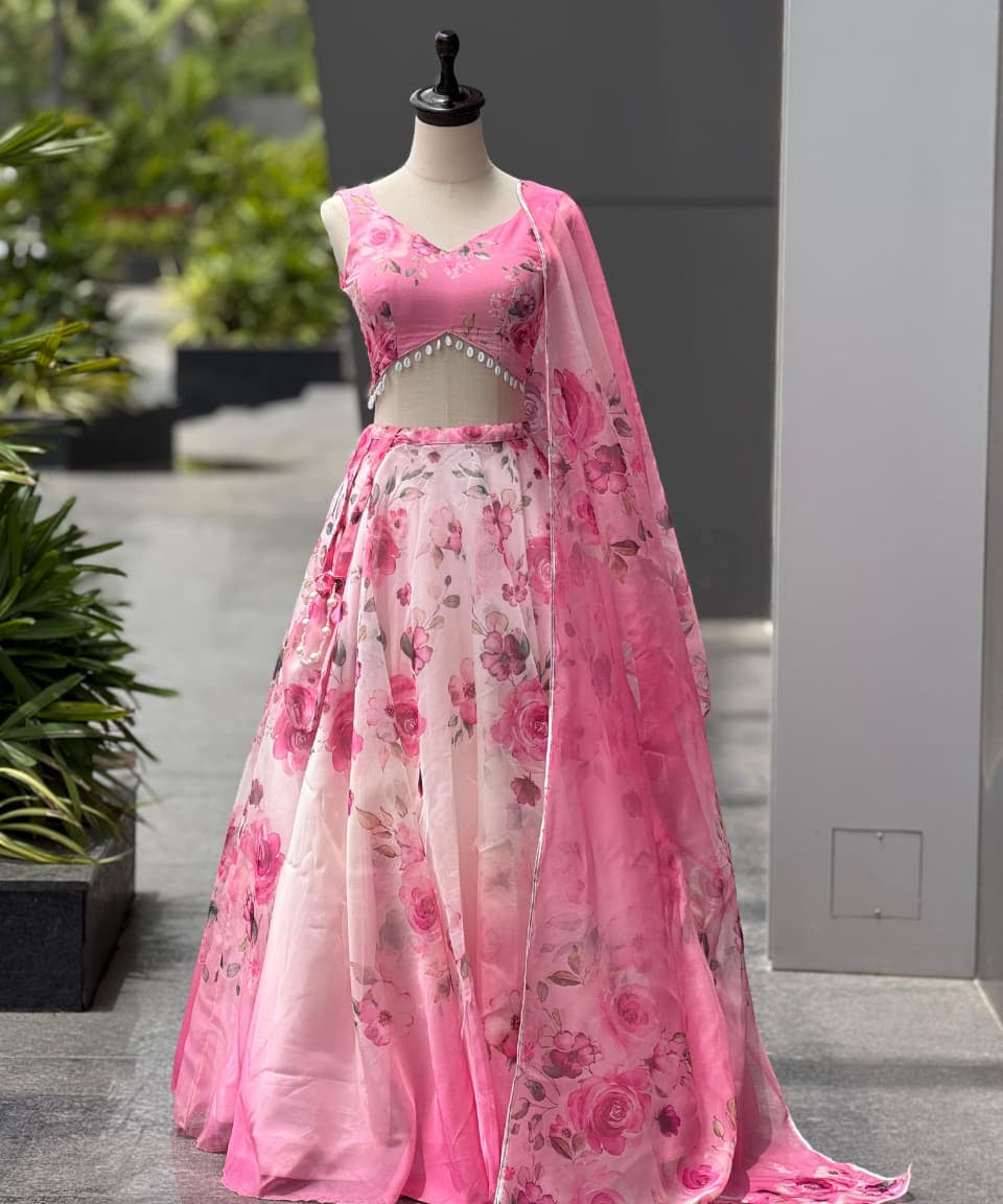 Traditional Mulberry Silk Lehenga