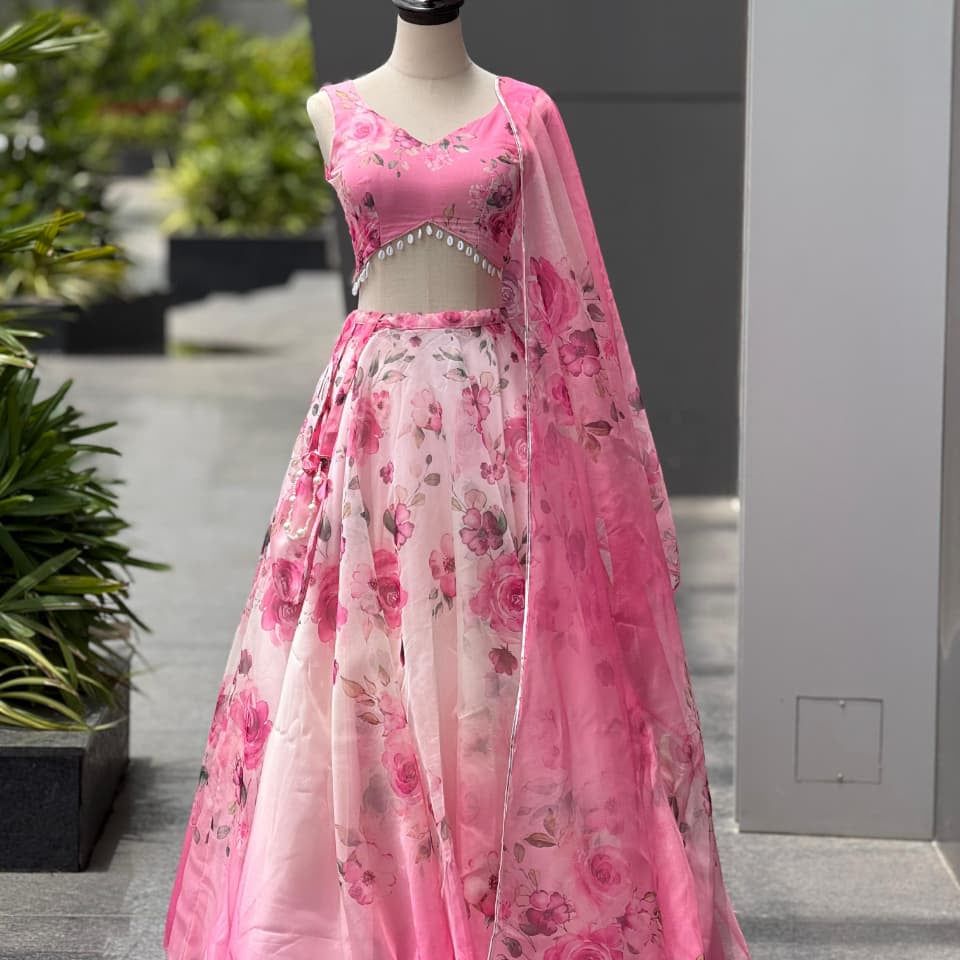 Traditional Mulberry Silk Lehenga