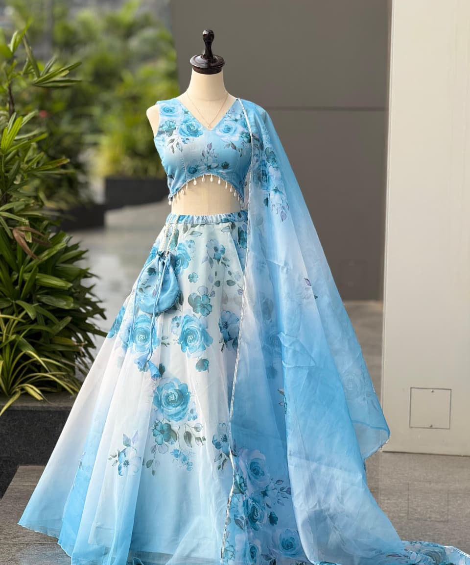 Traditional Mulberry Silk Lehenga