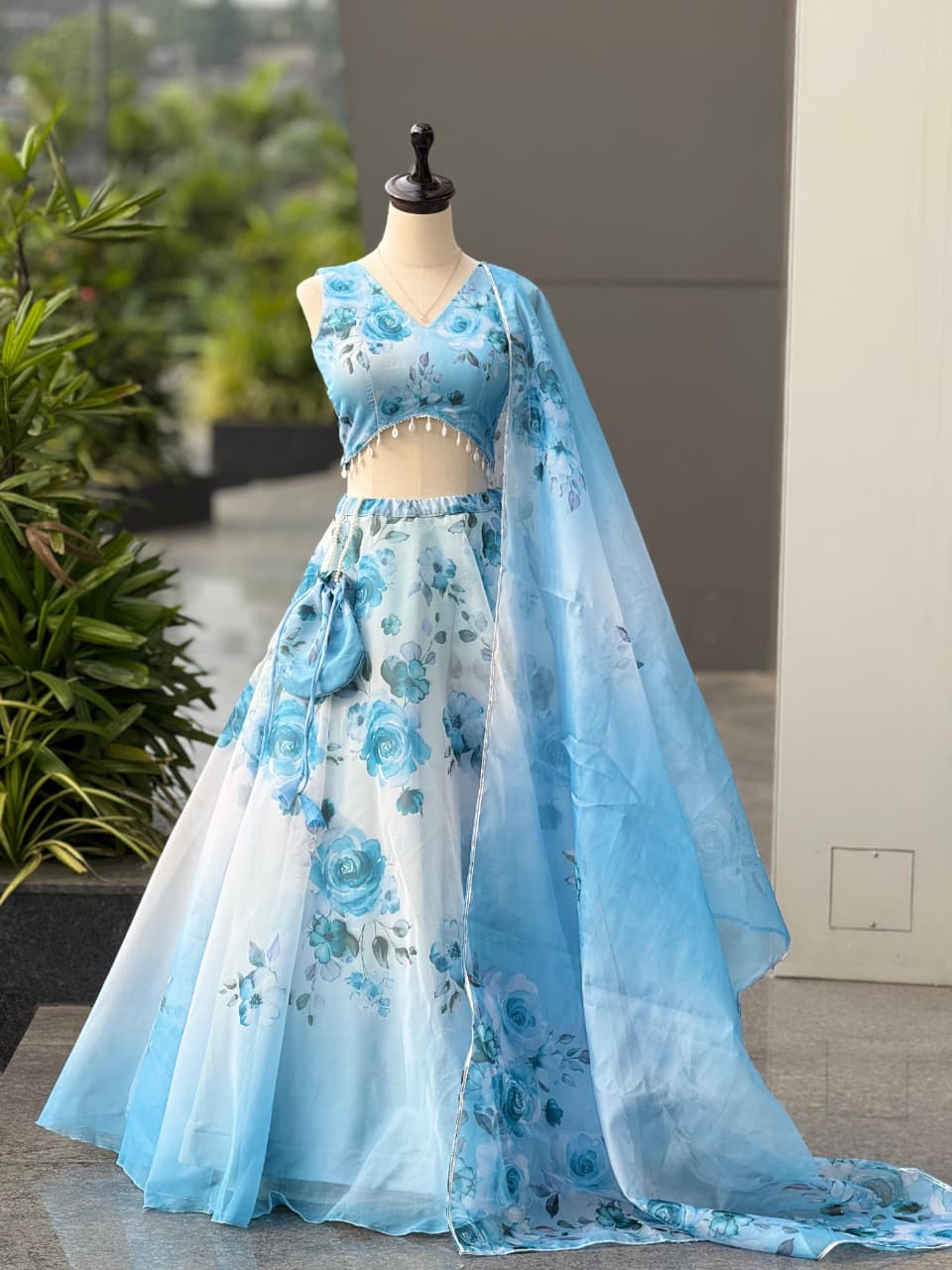 Traditional Mulberry Silk Lehenga