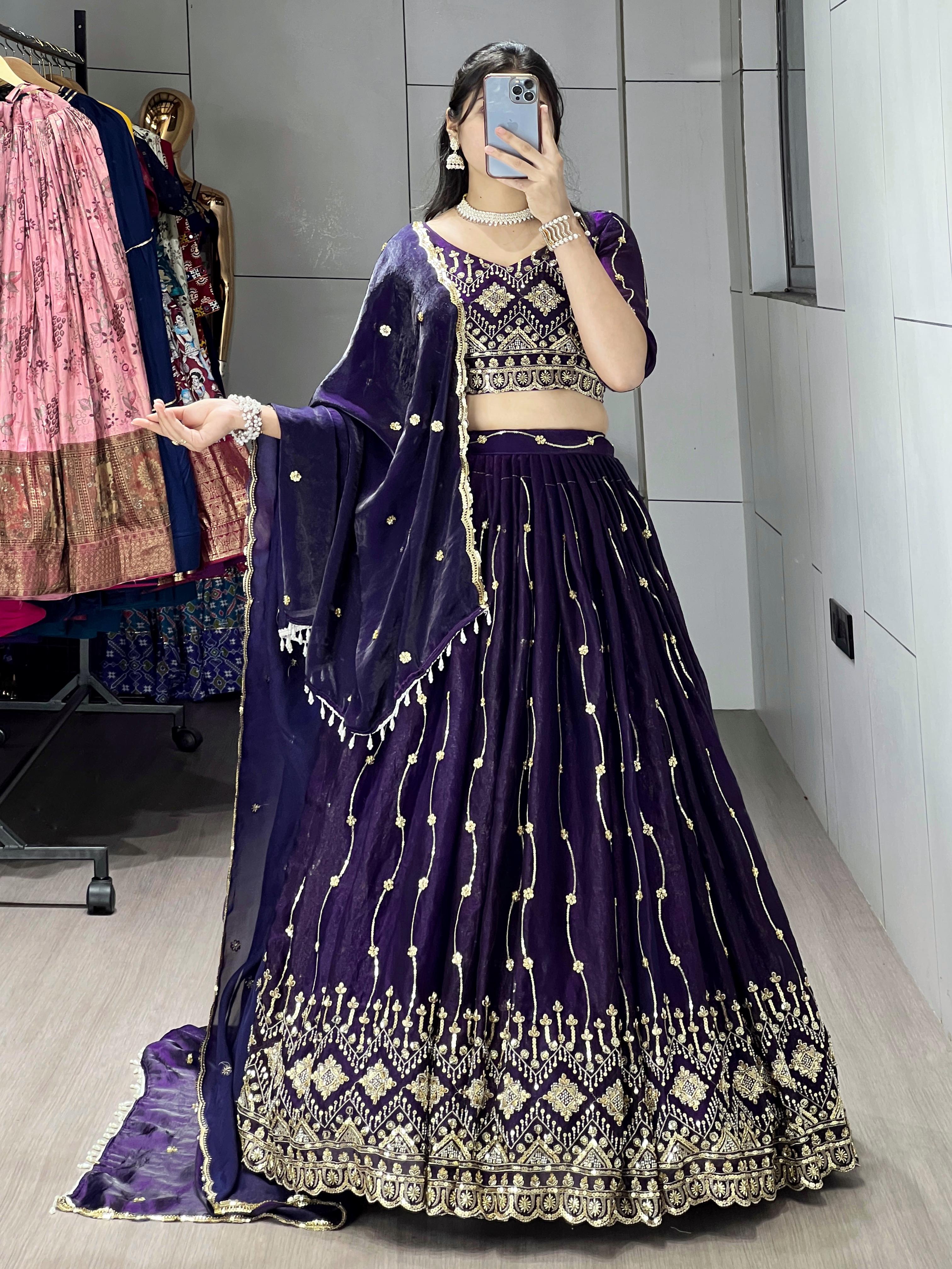 Royal Beads Embroidered Lehenga