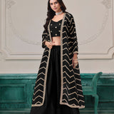 Designer Chinon Jacket Suit Set