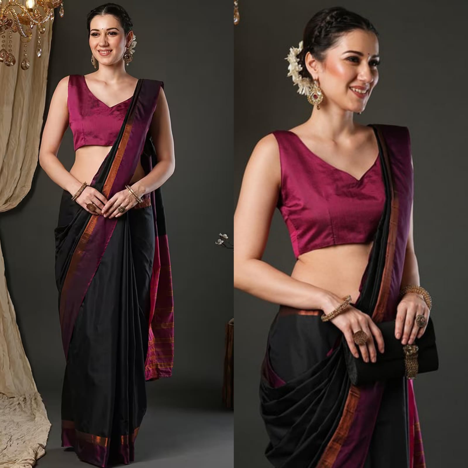 Designer Art Cotton Silk Saree