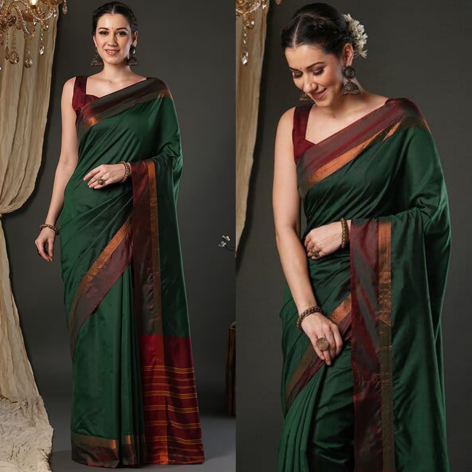 Designer Art Cotton Silk Saree