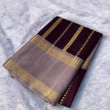 Exclusive Golden Zari Weaving Saree