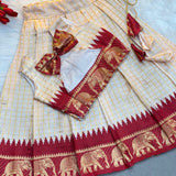 Traditional Kids Silk Lehenga Choli