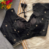 Heavy Star Beads Saree Blouse