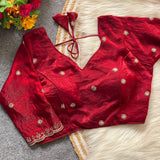 Heavy Star Beads Saree Blouse