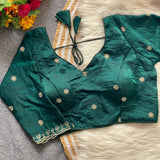Heavy Star Beads Saree Blouse