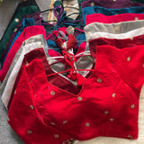 Heavy Star Beads Saree Blouse