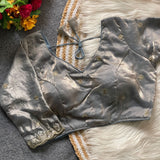 Heavy Star Beads Saree Blouse