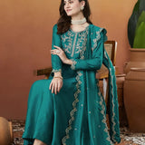 Dashing Embroidered Silk Suit
