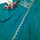 Dashing Embroidered Silk Suit