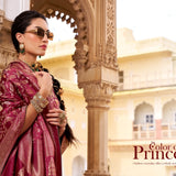 Shanvika Satin Tissue Silk Saree