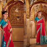 Vaishnavi Designer Satin Silk Saree